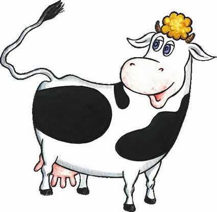 корова и молочница картинки