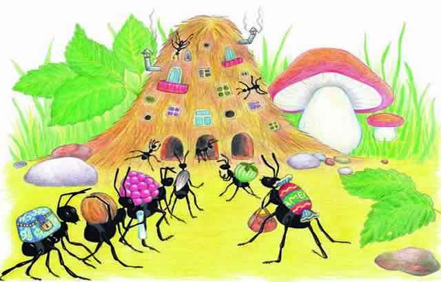 Сказка приключения муравьишки, Бианки, пересказ