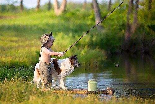 Лето это время для рыбалки